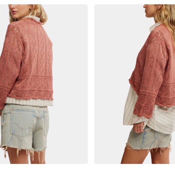 NWT "S" Free People Charlotte Jumper in Cedarwood - Picture 2 of 9